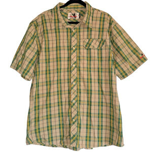 Mossy‎ Oak Sz XL Plaid Button Down Shirt Casual Western Cabincore Classic